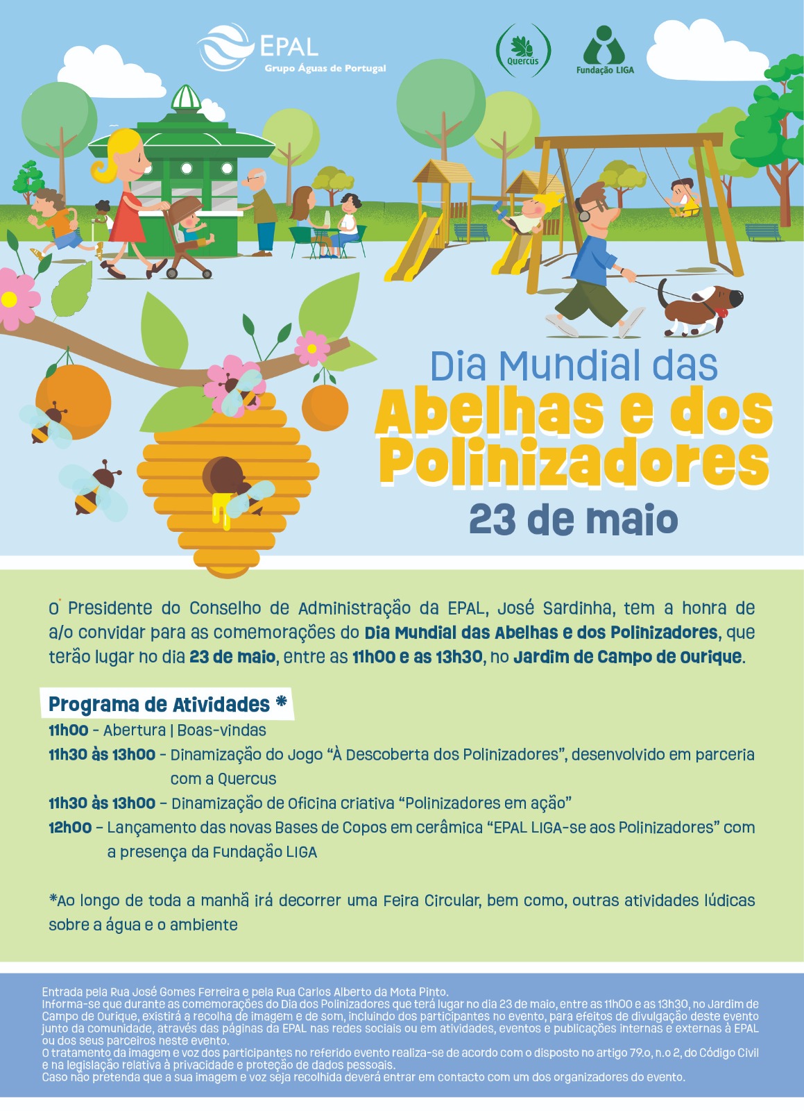 dia das abelhas e polinizadores